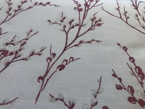 Laura Ashley Cranberry Pussy Willow Vintage, New Fabric £16.99 per metre - Picture 1 of 2