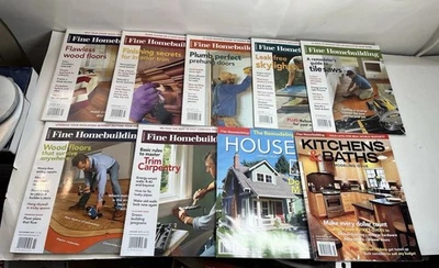 Fine Homebuilding Magazine Lot Of 9: Full Year 2009 Plus 2 Annual Issues - Image 1 of 4