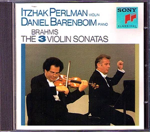 Itzhak PERLMAN & BARENBOIM: BRAHMS Violin Sonata 1 2 3 CD Daniel Violinsonaten - Picture 1 of 1