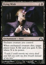 MTG 2x dying wish-DESIRE IN DEATH-GTC-Magic