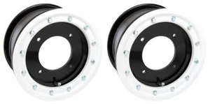 KFX 400 450R Front Wheels Beadlock 10x5 4+1 4/156 Alba Racing BW 41 - Picture 1 of 1