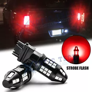 Red Strobe Flash 5-Times Brake Tail Light Bulb for RAM 1500 2500 3500 2014-2016 - Bild 1 von 11