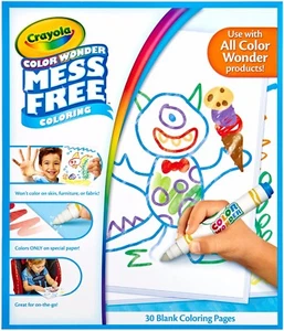 Crayola Colour Wonder (Color Wonder) - Almohadilla de dibujo de 30 páginas (Libro de recarga de papel) - Imagen 1 de 1
