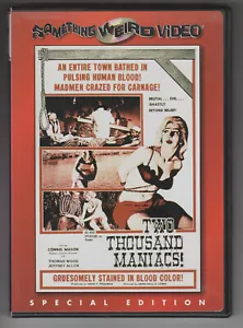 Two Thousand Maniacs (1964) 2000 Something Weird DVD Hershell Gordon Lewis USED - Picture 1 of 3