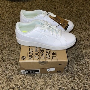 Nike Court Royale 2 Next Nature DH3160-100 Men's White Leather Sneaker Shoes 8.5 - Picture 1 of 6