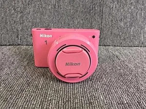 Nikon 1 J1 Digital Camera Pink 10.1MP w/ NIKKOR VR 10-30mm & 30-110mm Lens - Picture 1 of 20