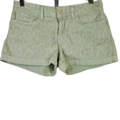 Bella Dahl Leopard Print Chino Shorts SZ 28 - Image 1 of 4