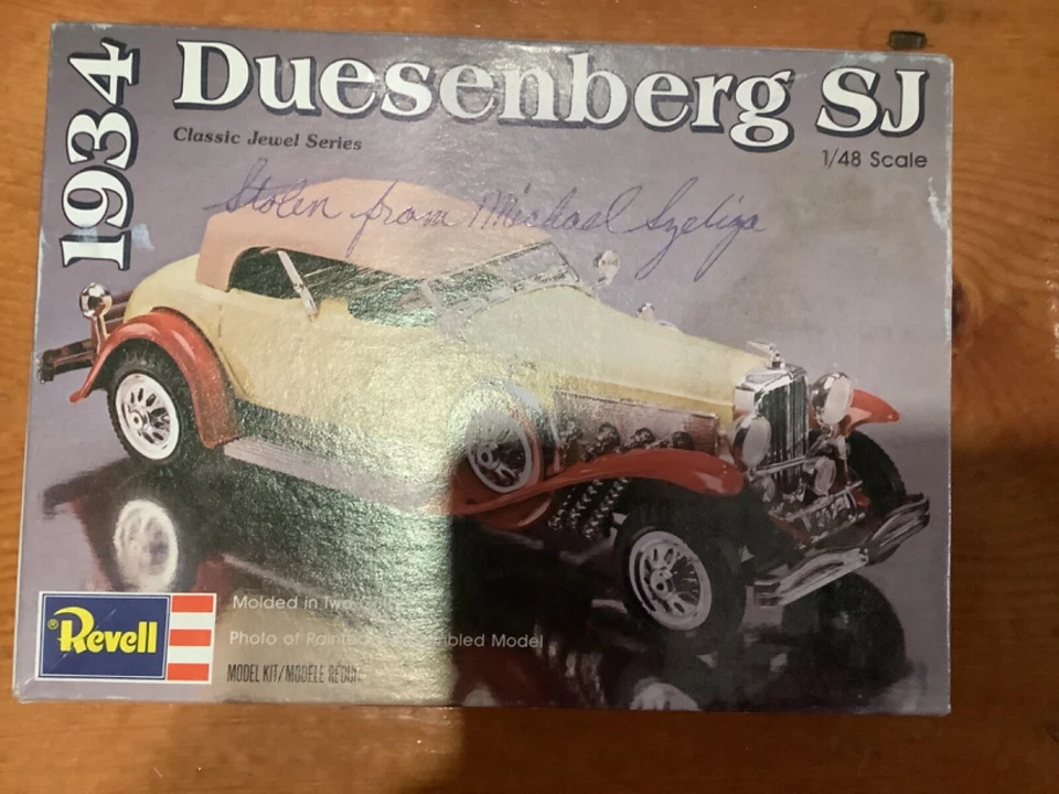 Kit modelo vintage 1934 Duesenberg sj 1/48 Foto 1 de 1