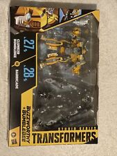 Transformers Buzzworthy Clunker Bumblebee 27BB vs Barricade 28BB Studio Series