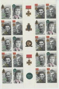 Stamps Australia 1995 legends medal winners set of 4 in gutter strip of 20 - Imagen 1 de 1