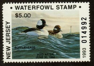 New Jersey NJ10A 1993 Buffleheads  Free shipping in the USA! - Picture 1 of 1