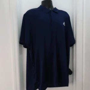 Adidas Dark Blue Men's Polo Shirt Size XXL - New with Tags - Picture 1 of 6