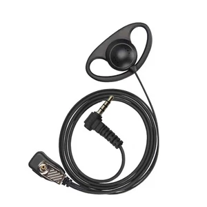 Mic Hidden D-Shape Earpiece Headset PTT For YAESU Vertex VX-1R 5R VX-110 VX298 G - Zdjęcie 1 z 8
