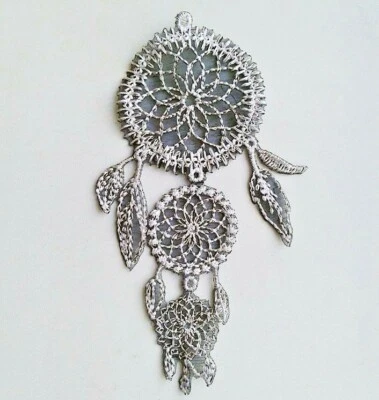 Dreamcatcher Amulet Handmade Sew-On Embroidered Patch - Image 1 of 4