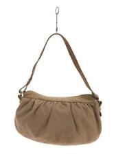 SEE BY CHLOE Shoulder Bag Leather BEG Solid Color