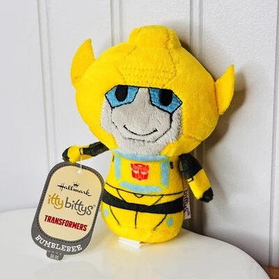 Peluche suave Hallmark Itty Bittys Transformers Sound Wave BUMBLEBEE MEGATRON NUEVO Foto 1 de 4