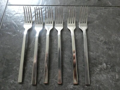 16634/ Hepp exclusiv PROFILE  6 Vorspeisegabeln Länge ca. 15,5 cm - Bild 1 von 4
