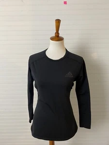 ADIDAS CLIMAWARM DAMEN PULL OVER LANGARMSHIRT GR. L SCHWARZ - Bild 1 von 6