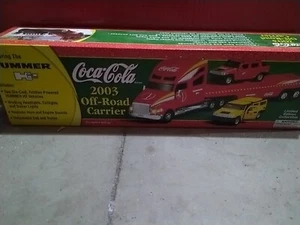 Vintage Coke Coca Cola 2003 Off-Road Carrier Limited Edition w/ 2 - H2 Hummer D0 - Picture 1 of 3