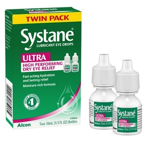 Systane ULTRA High Performance Lubricant Eye Drops Twin Pack Exp. 2026 - Picture 1 of 1