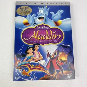 Aladdin Platinum Edition 2 disc DVD Special Disney Jazmine - Picture 1 of 12
