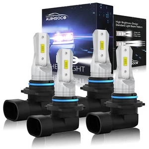 For 2004 2005 2006 2007-2010 TOYOTA SIENNA LED Headlight Kit High Low Beam Bulbs - Foto 1 di 12