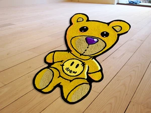 Drew House Theodore Bear Floor Mat Area Accent Carpet Living Room Bedroom Rugs - Picture 1 of 6