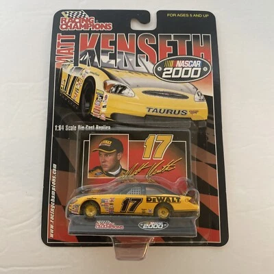 Coche Matt Kenseth 2000 Racing Champions 1/64 con soporte para tarjeta y coche Foto 1 de 3