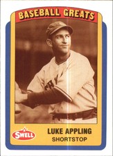 1990 Swell Baseball Greats Baseball Card #18 Luke Appling