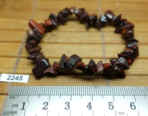 Bracelet baroque chips OEIL DE TAUREAU d'Afrique du Sud qualité A lithotherapie - Picture 1 of 3