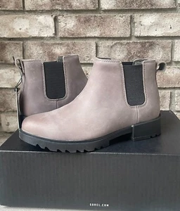 NIB SOREL EMELIE II CHELSEA WP 7 Women's Ankle Boot NEW - Picture 1 of 9