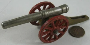 1930's Cast Iron Grey Iron Field Cannon #1 4 1/4” long - Picture 1 of 3