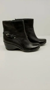NATURALIZER Women's Lerato Ankle Boot Black Pebbled Leather US 8.5M PreOwned - Bild 1 von 12