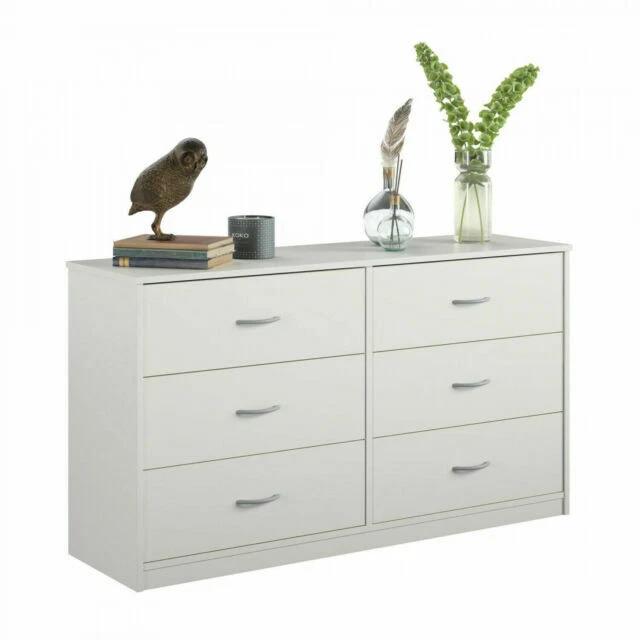 Mainstays DW01598 3 Drawer Dresser - White