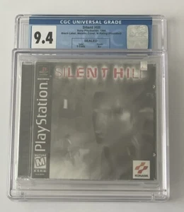 Silent Hill 1 PS1 Playstation 1999 Sealed Black Label Foil Cover Graded CGC 9.4 - Picture 1 of 10