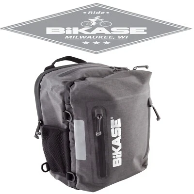 Bolsa combo BiKase 2045G Urbanator mochila e cesto de bicicleta cinza - Imagem 1 de 2