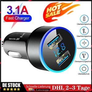 Zapalniczka Podwójna USB 12V-24V Samochód ciężarowy Ładowarka Adapter samochodowy 3.1A Wtyczka - Zdjęcie 1 z 20