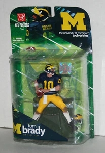 McFarlane NCAA College Football Serie 1 TOM BRADY Michigan Wolverines Figur - Bild 1 von 6