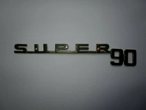 Porsche 356 Super 90 Emblem Skript Abzeichen Original Original.  - Bild 1 von 6