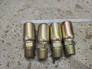 4 Stück Hydraulik Crimpschlauch Armaturen 08-08 MB - Bild 1 von 4