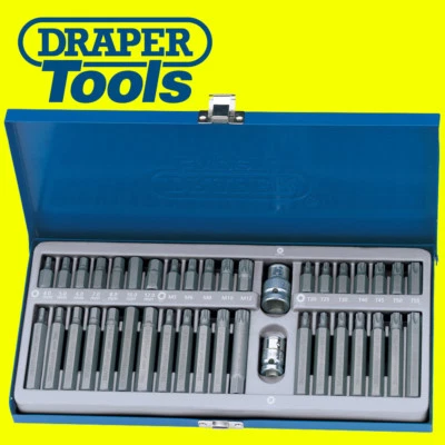 Draper Expert Mechanics Tx-Star/Torx/Hex/XZN/Spline Bit Set with Case 40 Piece - Image 1 of 3