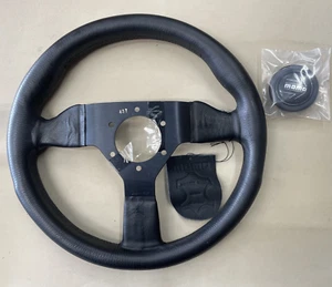 Volante original MOMO MonteCarlo con botón de bocina, NOS - Imagen 1 de 24