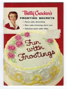 Libro de recetas vintage de pasteles 🎂 Betty Crocker decoración SECRETOS DE ESCARCHA pasteles - Imagen 1 de 5