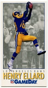 1992 GameDay #117 Henry Ellard Los Angeles Rams - Picture 1 of 2