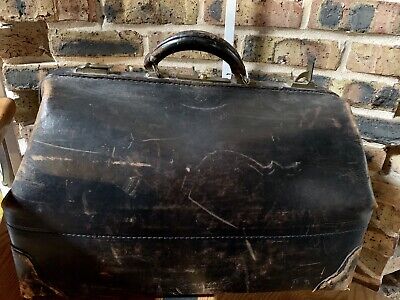 Vintage Antique Leather Medical Doctor Bag • 127.97$