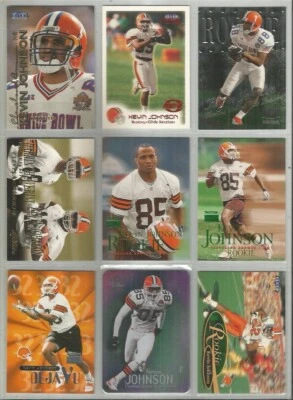 Kevin Johnson Cleveland Browns Syracuse 32 cartas 1999 RC lote - todos diferentes Foto 1 de 4