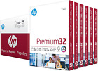 HP Papers | 8.5 X 11 Paper | Premium 32 Lb | 6 Pack - 1,500 Sheets| 100 Bright |