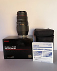 Sigma APO 70-300mm f4-5.6 DG MACRO Lens Sony.  Lens, Bag, Manual, Original Box!