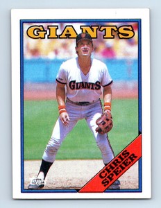 1988 Topps Chris Speier San Francisco Giants #329