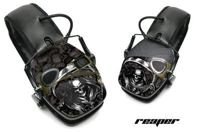247SKINS Sticker Wrap Decal Fits: Howard Leight Impact Noise Ear Shooting Muffs REAPER